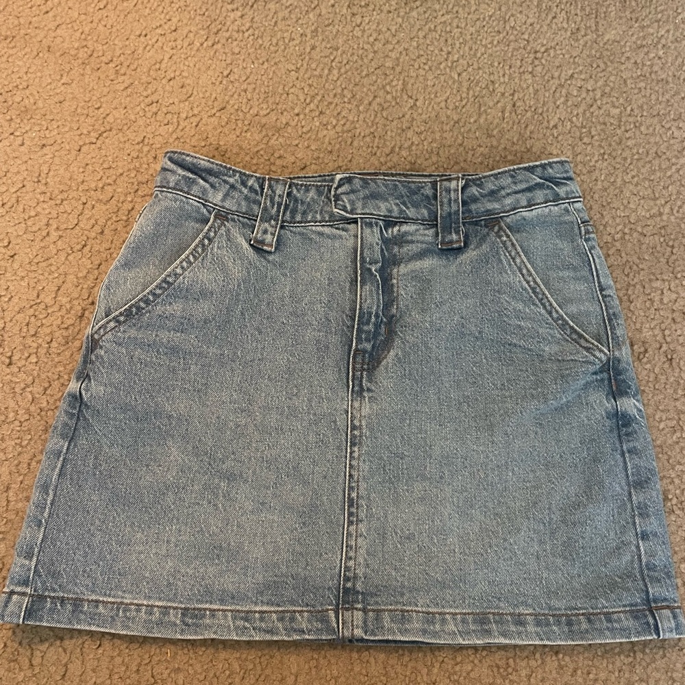 Art Class Light Blue A-Line Denim Skirt